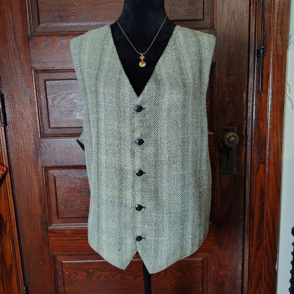 Poetcore Heathered Knit VTG Vest Mens Size L/XL